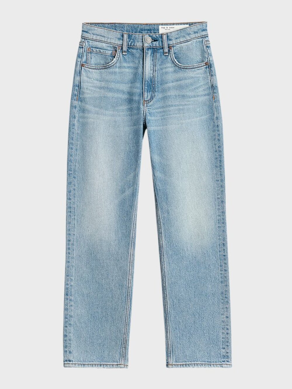 Rag & Bone Womens' Harlow Mid-Rise Ankle Straight Jeans- size 25